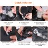 Inflatable SUV Air Mattress Thickened Camping Bed Cushion with Pillow Air Pump Storage Bag PVC Flocked Car Bed for Home Car Travel Camping